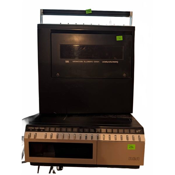 RCA TGP1500 and VGP170 Portable VCRs