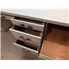 Image 4 : Vintage Desk/Work Bench w/Tweed Office Chair on Castors