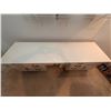 Image 8 : Vintage Desk/Work Bench w/Tweed Office Chair on Castors