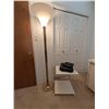 Image 1 : Brass Floor Lamp w/ Multi Function Unit on Castors & 2 Tool Totes