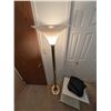 Image 2 : Brass Floor Lamp w/ Multi Function Unit on Castors & 2 Tool Totes