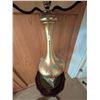 Image 4 : Tall Table Lamp, Wood Pedestal Table, and Desktop Globe