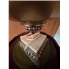 Image 6 : Tall Table Lamp, Wood Pedestal Table, and Desktop Globe