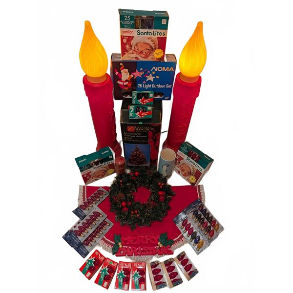 Vintage Outdoor Christmas Decorations and NEW Lighting & Mpreg Sets
