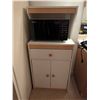 Image 2 : Panasonic Microwave with White Cabinet and Drawer
