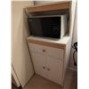 Image 3 : Panasonic Microwave with White Cabinet and Drawer