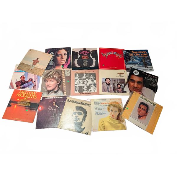 14 Assorted Pop & Easy Listening Vinyl LP Records