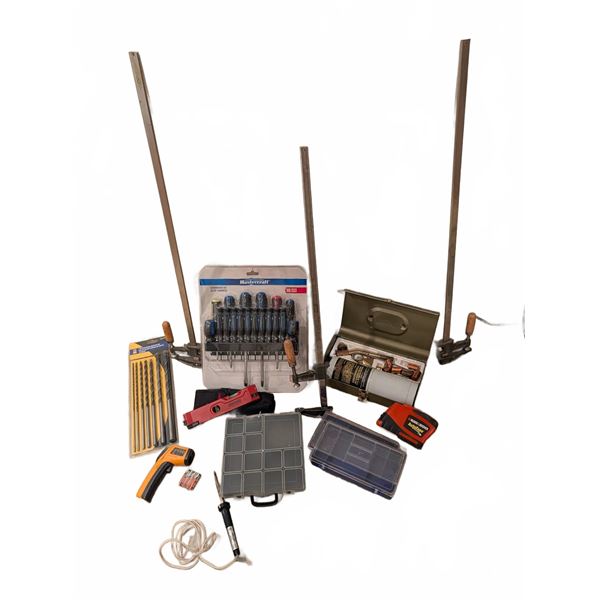 Hand Tools Including Mastercraft, Black & Decker, and Craftsman