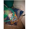 Image 5 : Garden Hose Set with Sprayer, Tarp, and Hand Tools