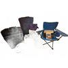 Image 1 : Camping and Outdoor Lot With Chair, Cooler, Fan, and Gear
