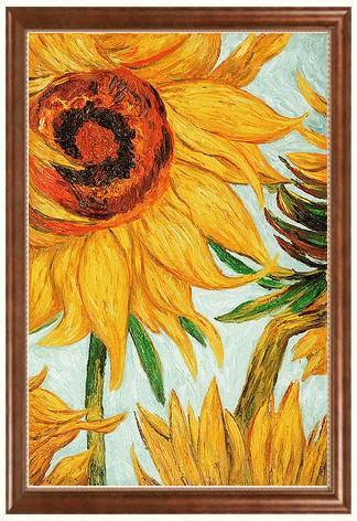 Vincent Van Gogh Sunflowers Detail Oil Painting