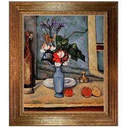 Cezanne - La Vase Bleu Oil Painting