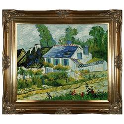 Van Gogh - Houses in Auvers Oil Painting