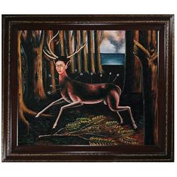 Frida - The Wounded Deer Oil Painting