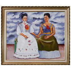 Frida - The Two Fridas Oil Painting