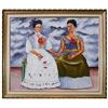 Image 1 : Frida - The Two Fridas Oil Painting