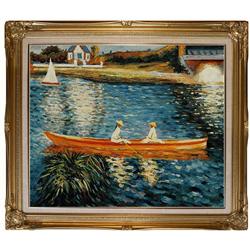 Renoir - Boating on the Seine Oil Painting