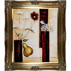 Infused Geometry (Daisy) Oil Painting