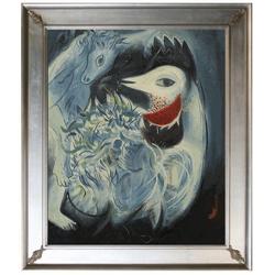 Chagall - Flowers and Feathers Oil Painting