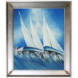 The Americas Cup Oil Painting