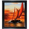 Image 1 : Sailors Sunset II Oil Painting