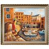 Image 1 : Path Near Ships Oil Painting