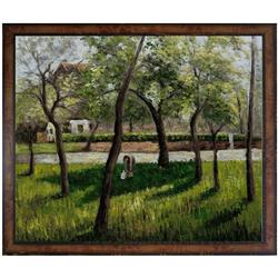 Pissarro - An Enclosure in Eragny Oil Painting