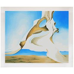 O'Keeffe - Pelvis with the Distance Oil Painting