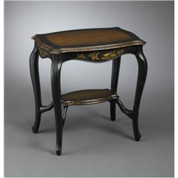 Black Vintage inspired Tea Table