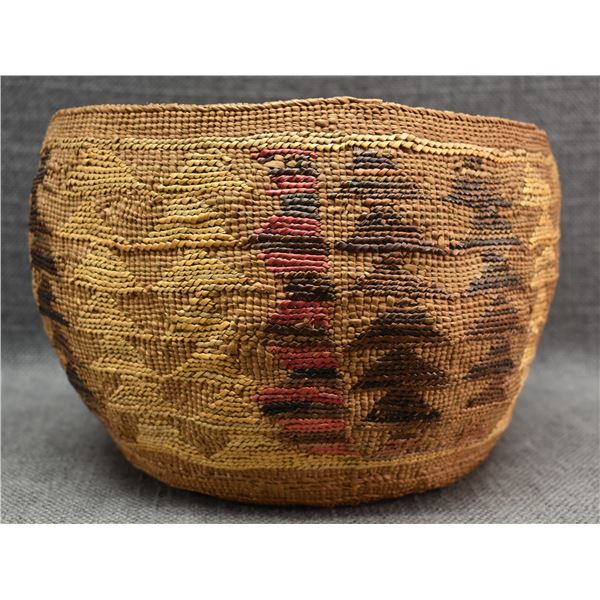 TLINGIT BASKETRY BOWL