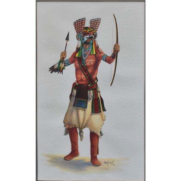 HOPI PAINTING BY (HOYESVA)