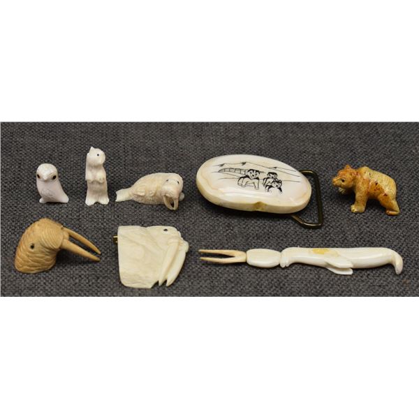 ESKIMO IVORY ITEMS