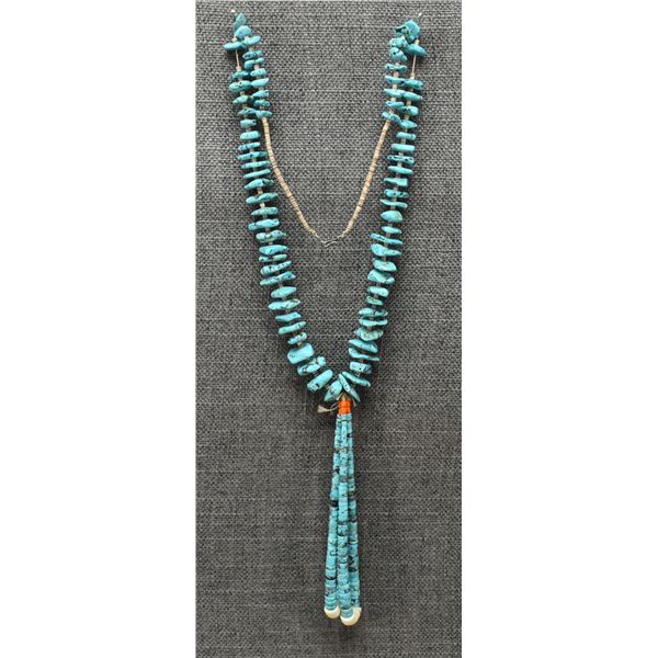 NAVAJO TURQUOISE JOCLAS NECKLACE