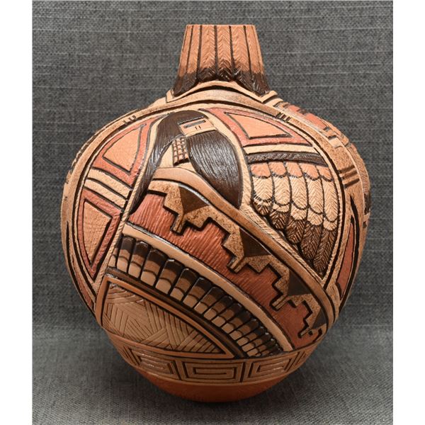 HOPI POTTERY VASE (TOM POLACCA)