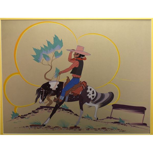 NAVAJO PAINTING (BEATIN YAZZ)