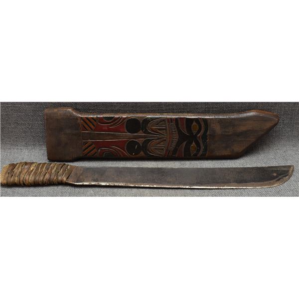 NORTHWEST COAST KNIFE AND SHEATH
