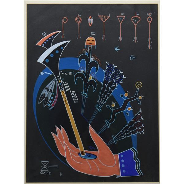 NAVAJO PAINTING (ADEE DODGE)