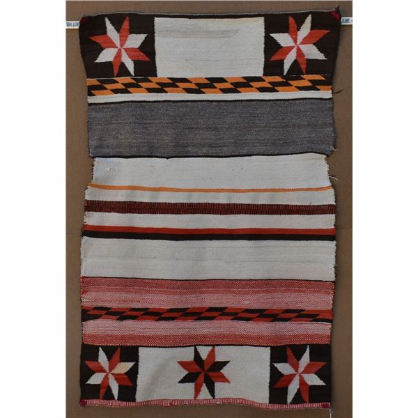 NAVAJO DOUBLE SADDLE BLANKET