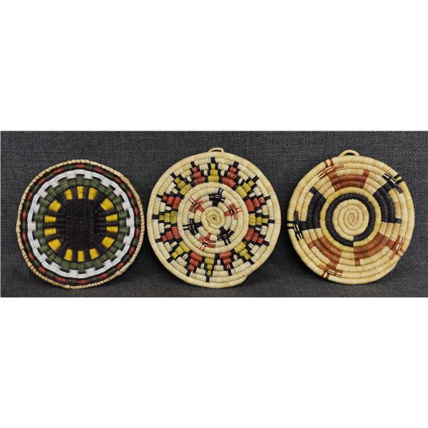 THREE HOPI PLAQUES