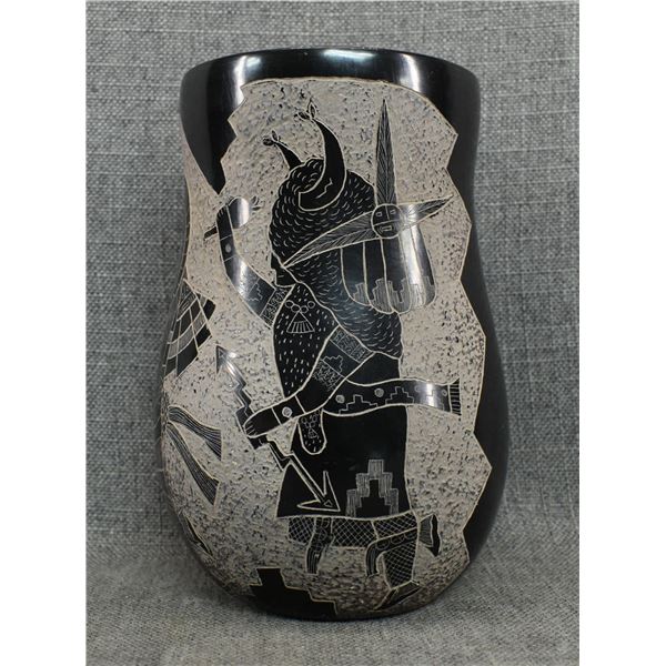 SANTA CLARA POTTERY VASE (DAN TAFOYA)