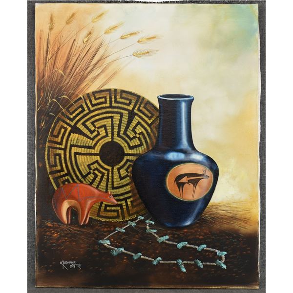 NAVAJO PAINTING (ROBERT YELLOWHAIR)