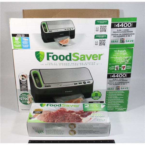 FOOD SAVER WITH BAGS  TESTED WORKING