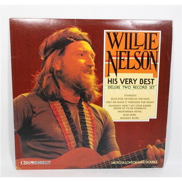 WILLIE NELSON HIS VERY BEST TWO VINYL RECORD SET G