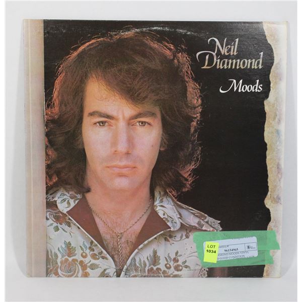 NEIL DIAMOND MOODS VINYL RECORD GOOD CONDITION