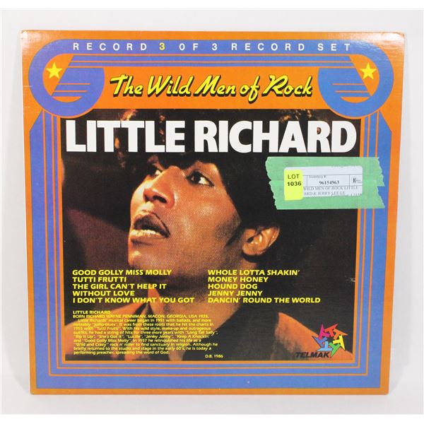 THE WILD MEN OF ROCK LITTLE RICHARD & JERRY LEE LE