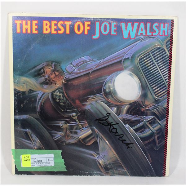 THE BEST OF JOE WALSH VINYL RECORD GREAT CONDITION