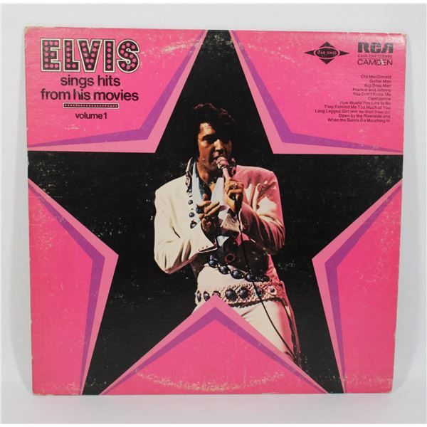 ELVIS RECORD SLEEVE *SLEEVE ONLY*