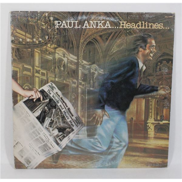 PAUL ANKA HEADLINES RECORD