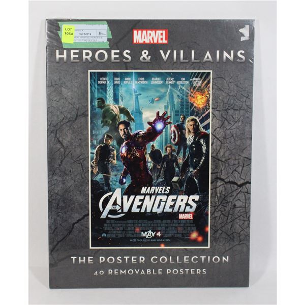 BRAND NEW MARVEL HEROES & VILLAINS THE POSTER COLL