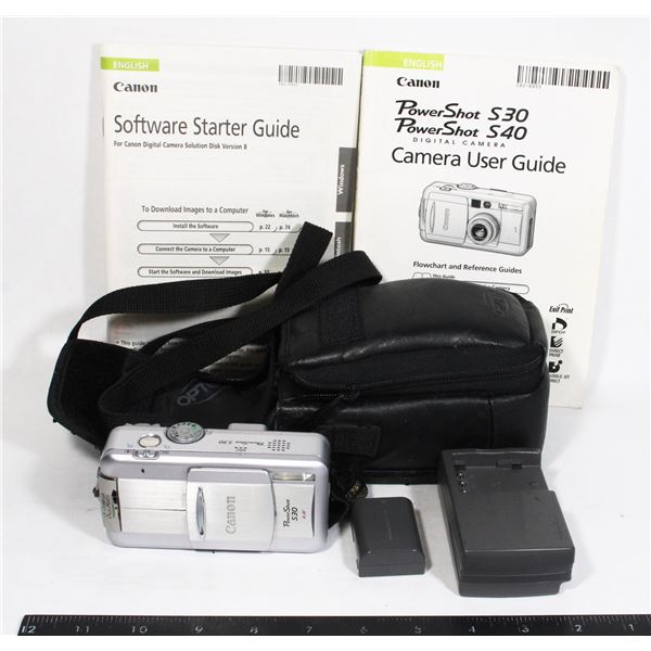CANON POWERSHOT S30 DIGITAL CAMERA
